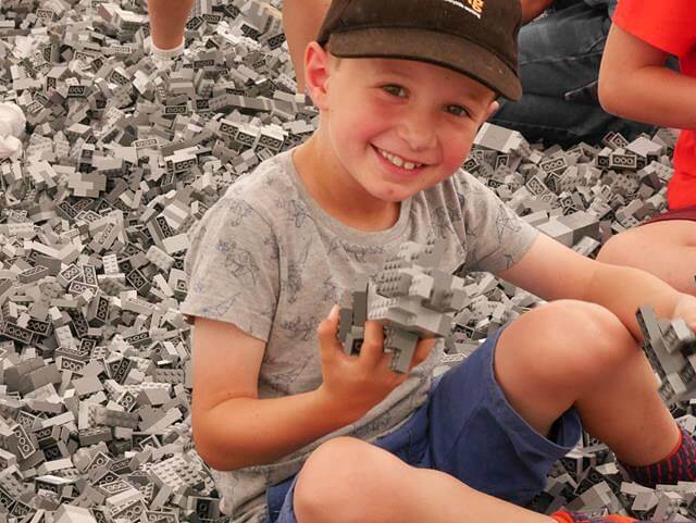 sitting in lego