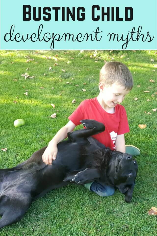 busting child development myths - Bubbablue and me