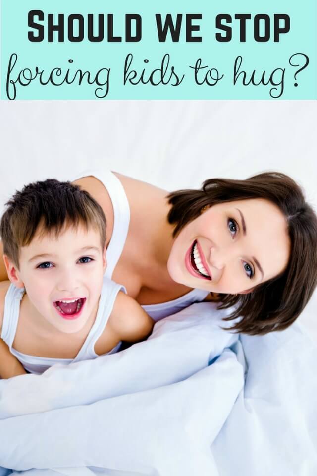 Should we force kids to hug - Bubbablue and me