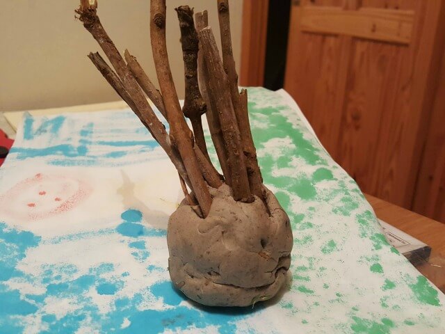 clay hedgehog