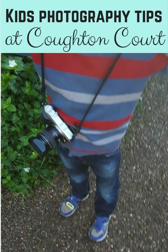 Kids photography tips at Coughton Court - Bubbablue and me