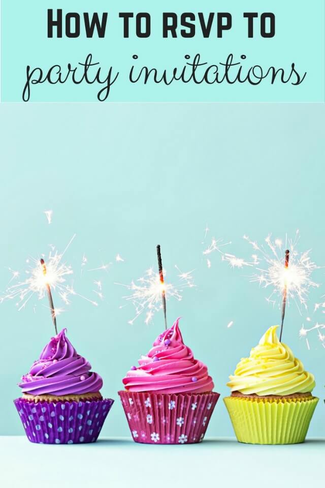how to rsvp to party invites - Bubbablue and me