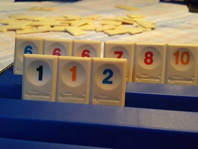 playing rummikub