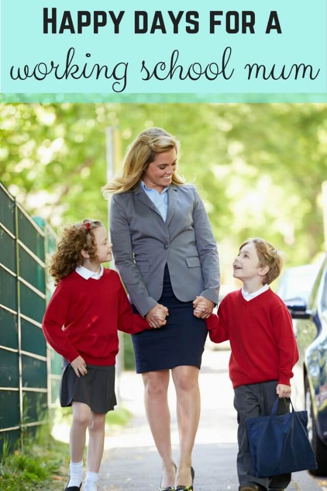 happy times for working school mums - Bubbablue and me
