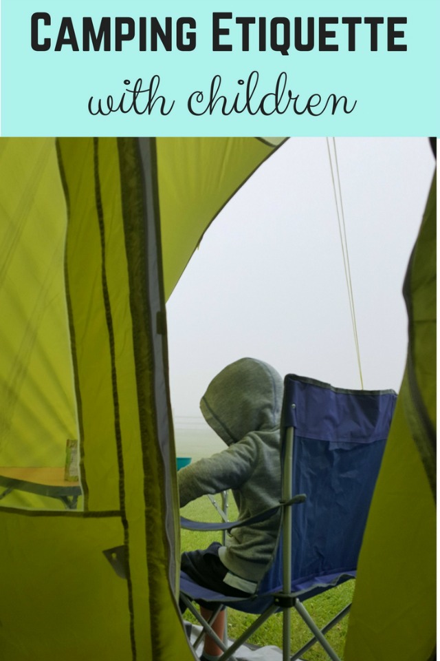 Camping etiquette - Bubbablue and me