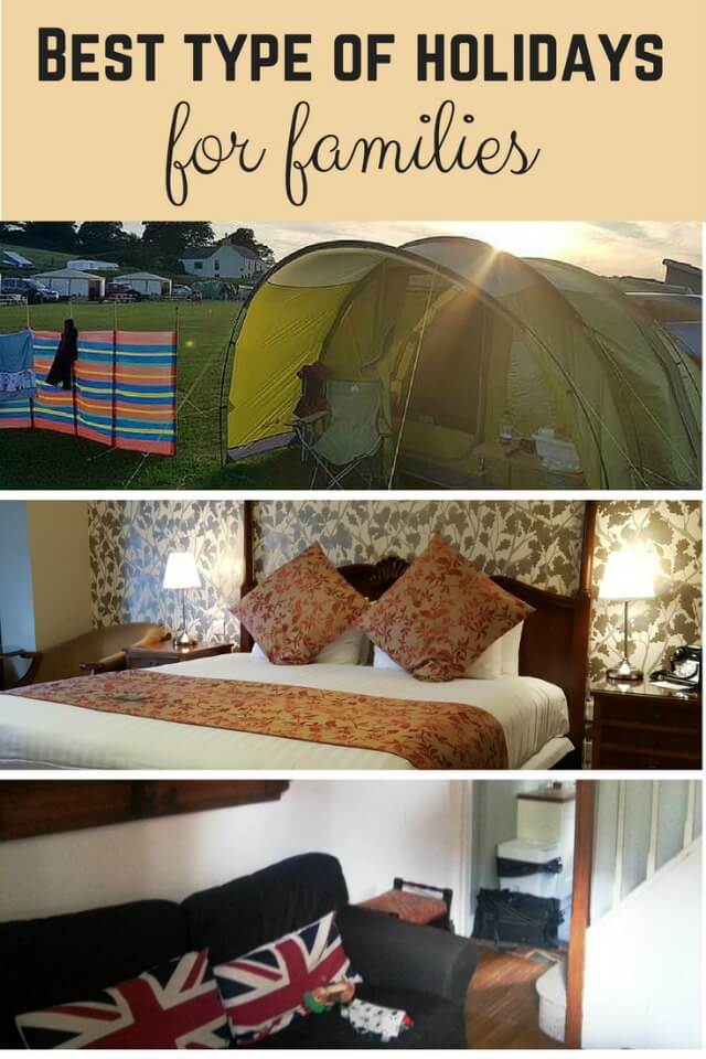 Pros and cons of different types of family holidays - Bubbablue and me
