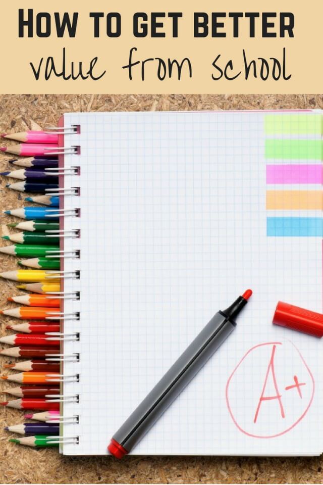 get better value from school - Bubbablue and me