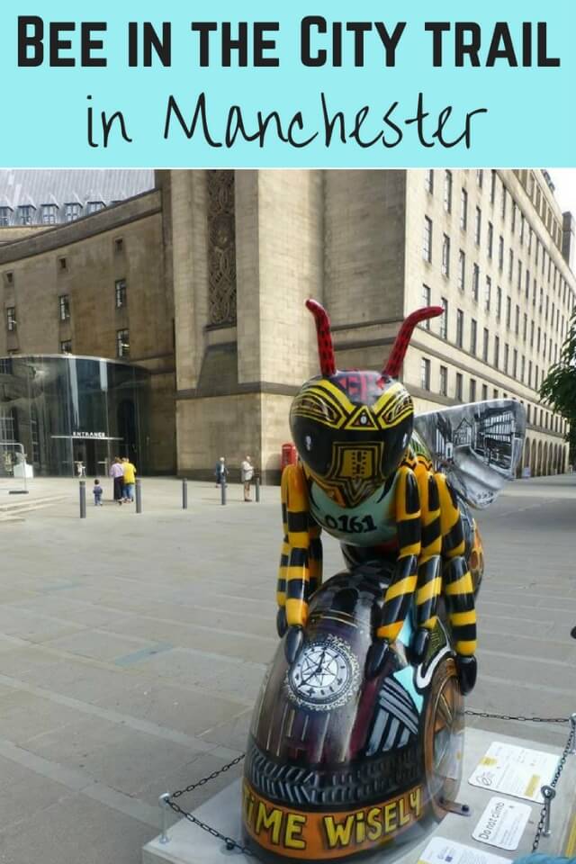Bee in the city trail manchester - Bubbablue and me