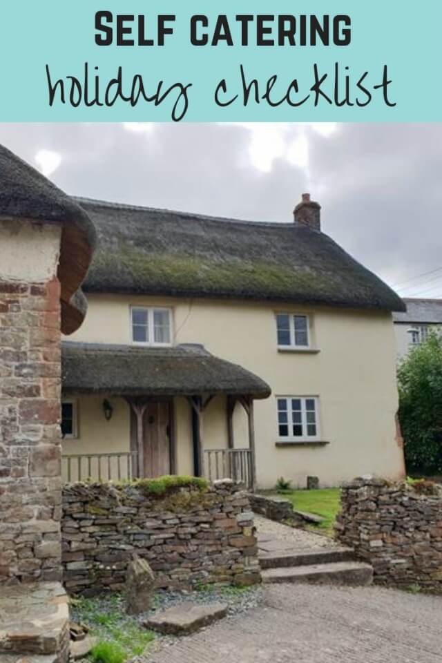 self catering cottage checklist - Bubbablue and me