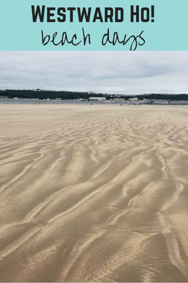 Spending a day at Westward Ho beach