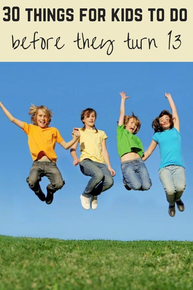 30 things for kids to do - Bubbablue and me