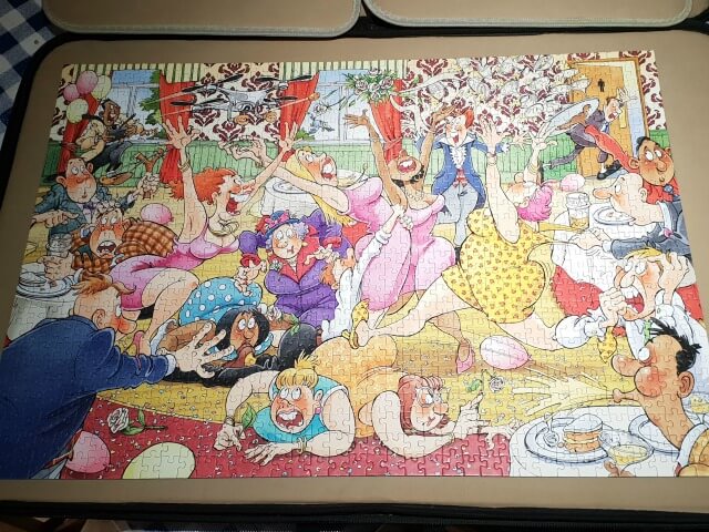 wasgij 29 jigsaw puzzle completed