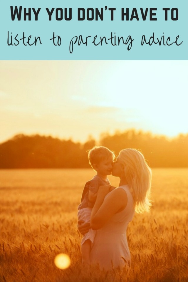 parenting advice - Bubbablue and me
