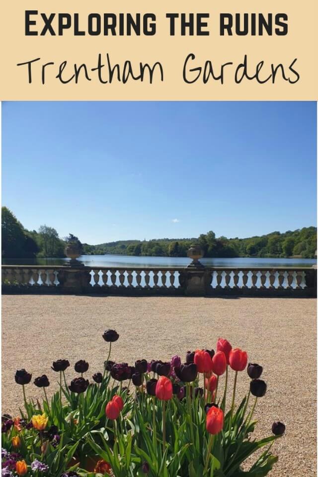 Exploring Trentham Gardens ruins - Bubbablue and me
