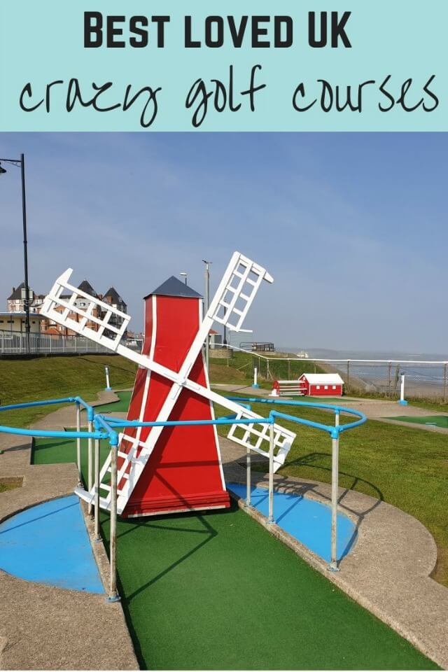Crazy golf courses UK - Bubbablue and me