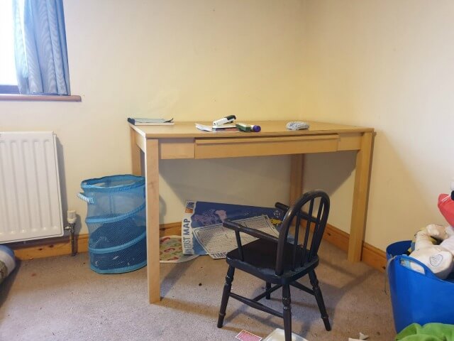 new desk in bedroom