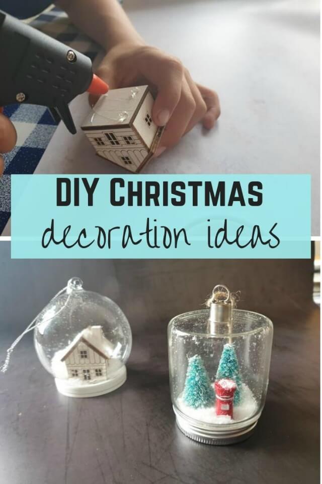 Make your own christmas decoration ideas - Bubbablue and me