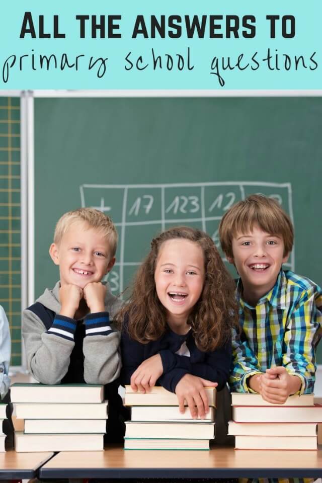 Frequently asked questions about primary school days
