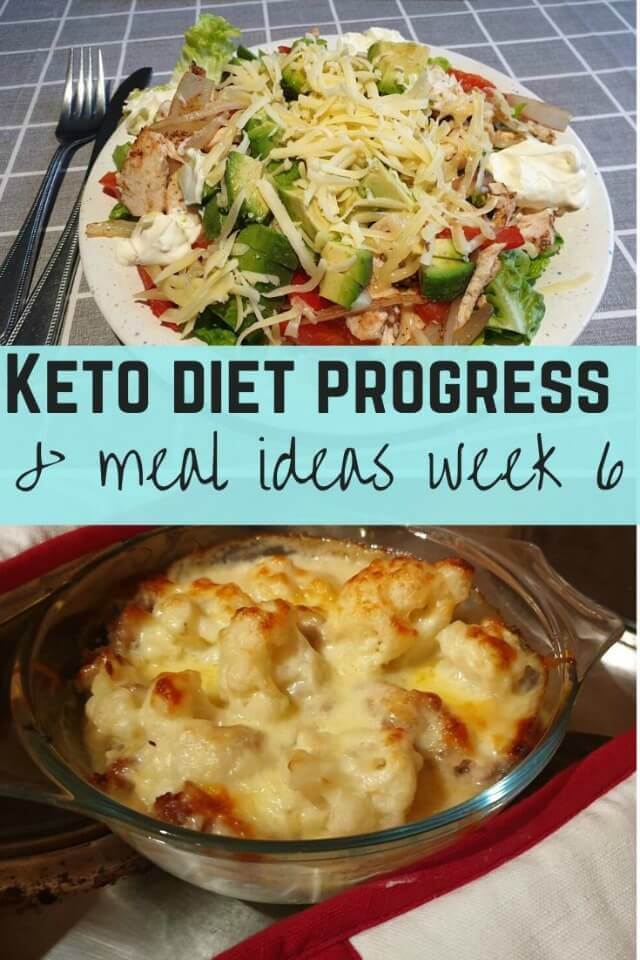 keto meal ideas and diet progress week 6