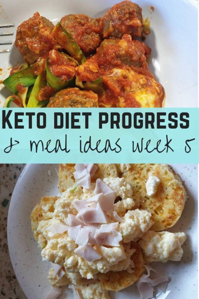 keto meals diet progress week 5
