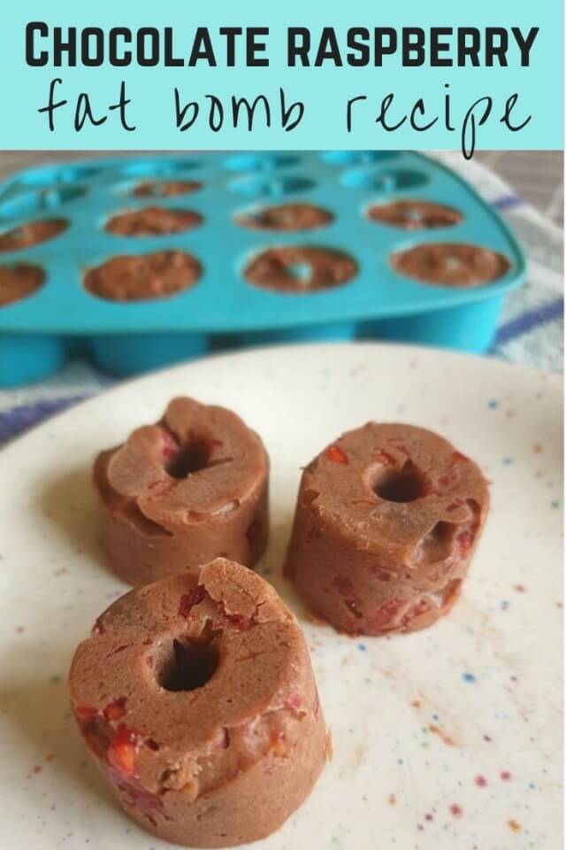 chocolate raspberry keto fat bombs