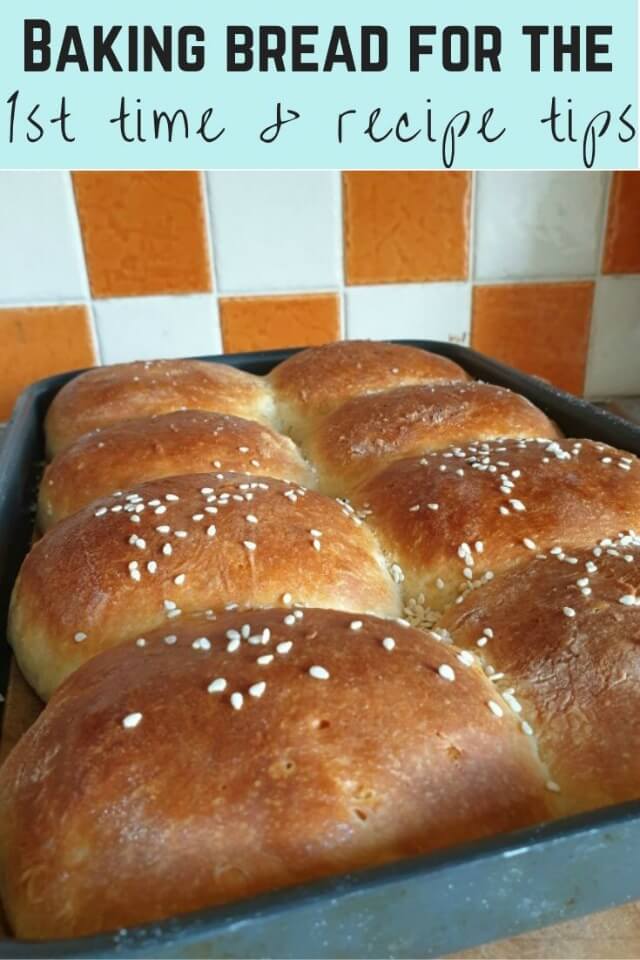 Easy bread we baked for the first time