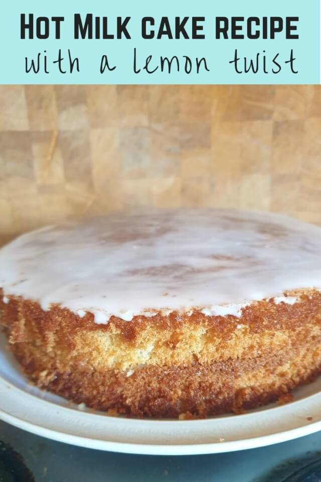 Old fashioned hot milk cake recipe