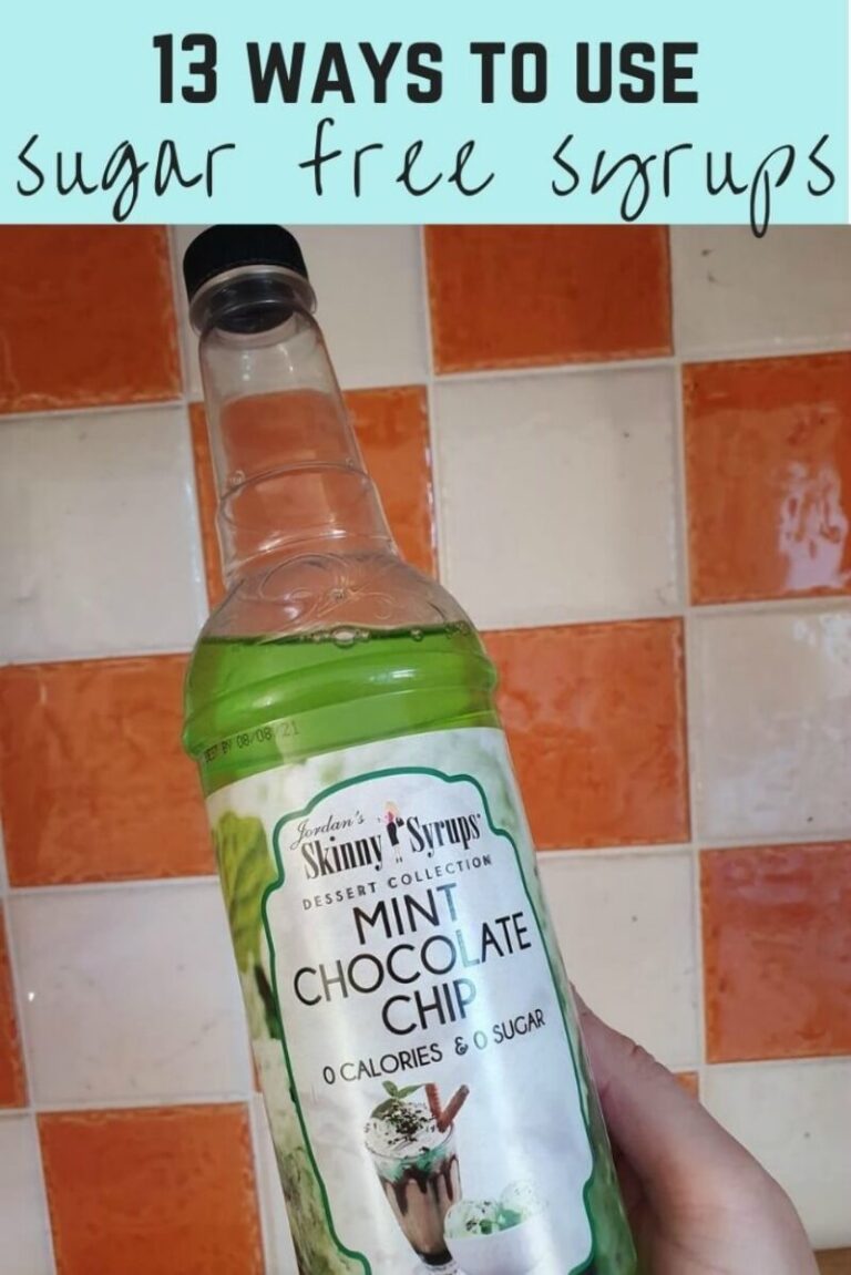 Ways to use sugar free skinny syrups