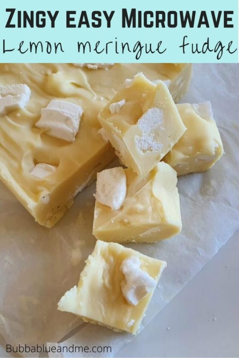 easy zingy lemon meringue fudge
