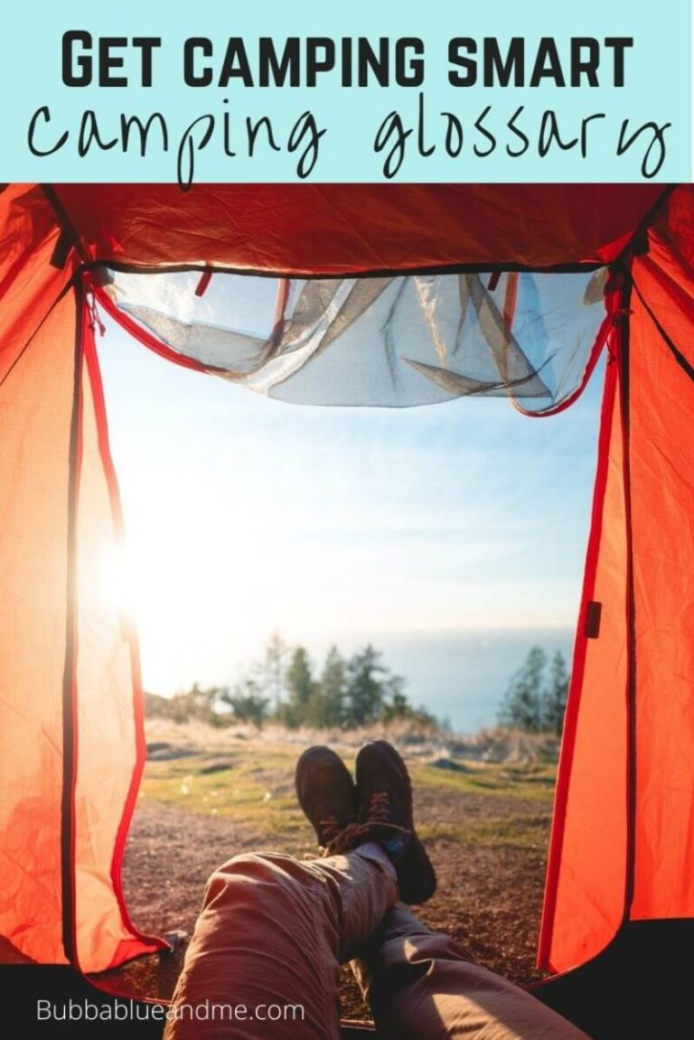 get camping smart with this camping glossary -