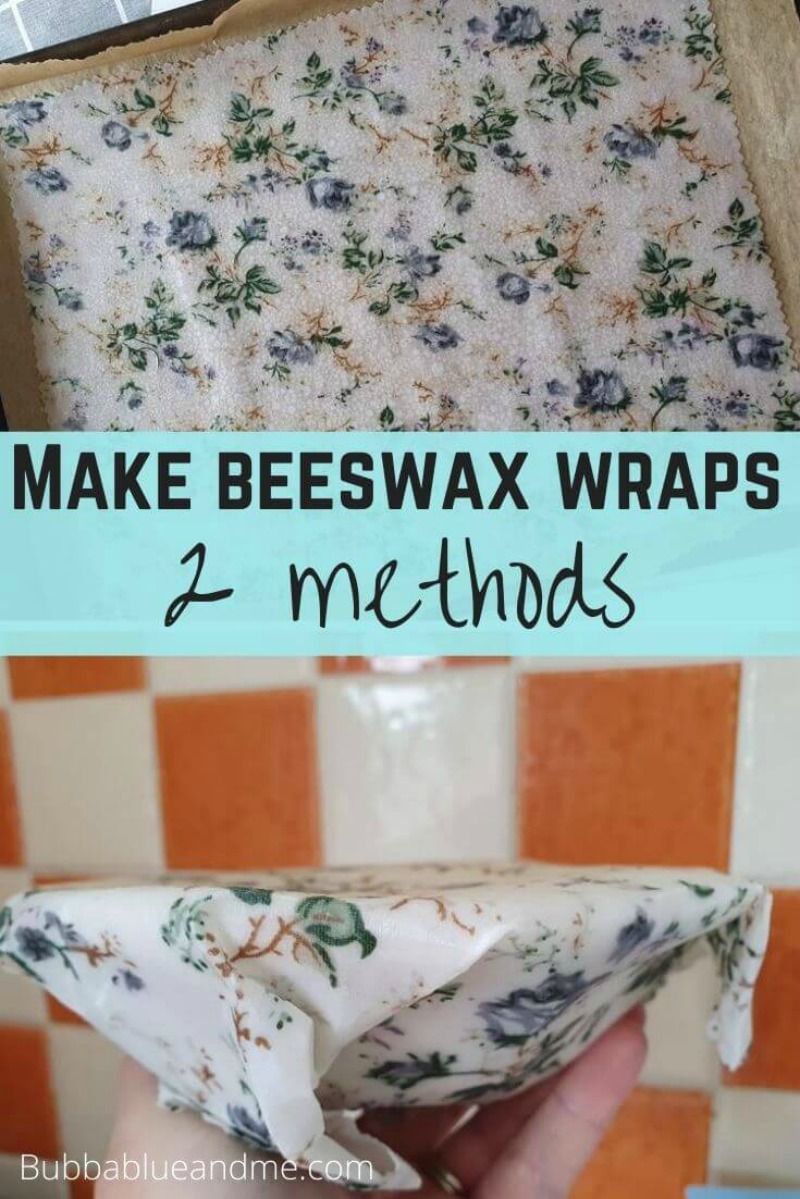 how to make beeswax wraps 2 ways