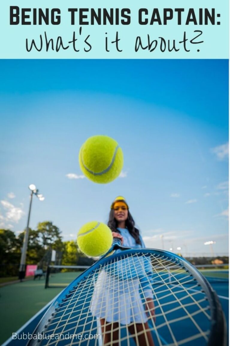 Being tennis captain and what it means, woman bouncing tennis balls on racket