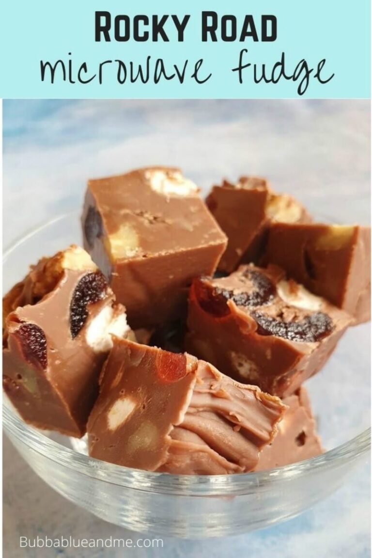 Rocky road microwave fudge