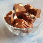 rocky road or fruit and nut fudge