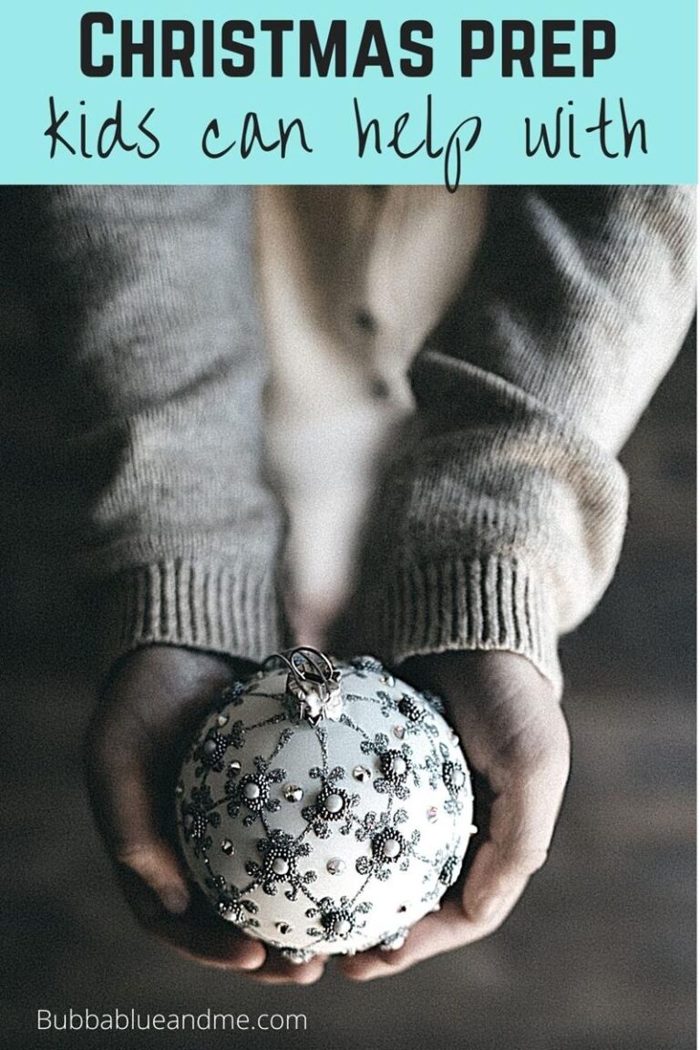 christmas prep kids can help with