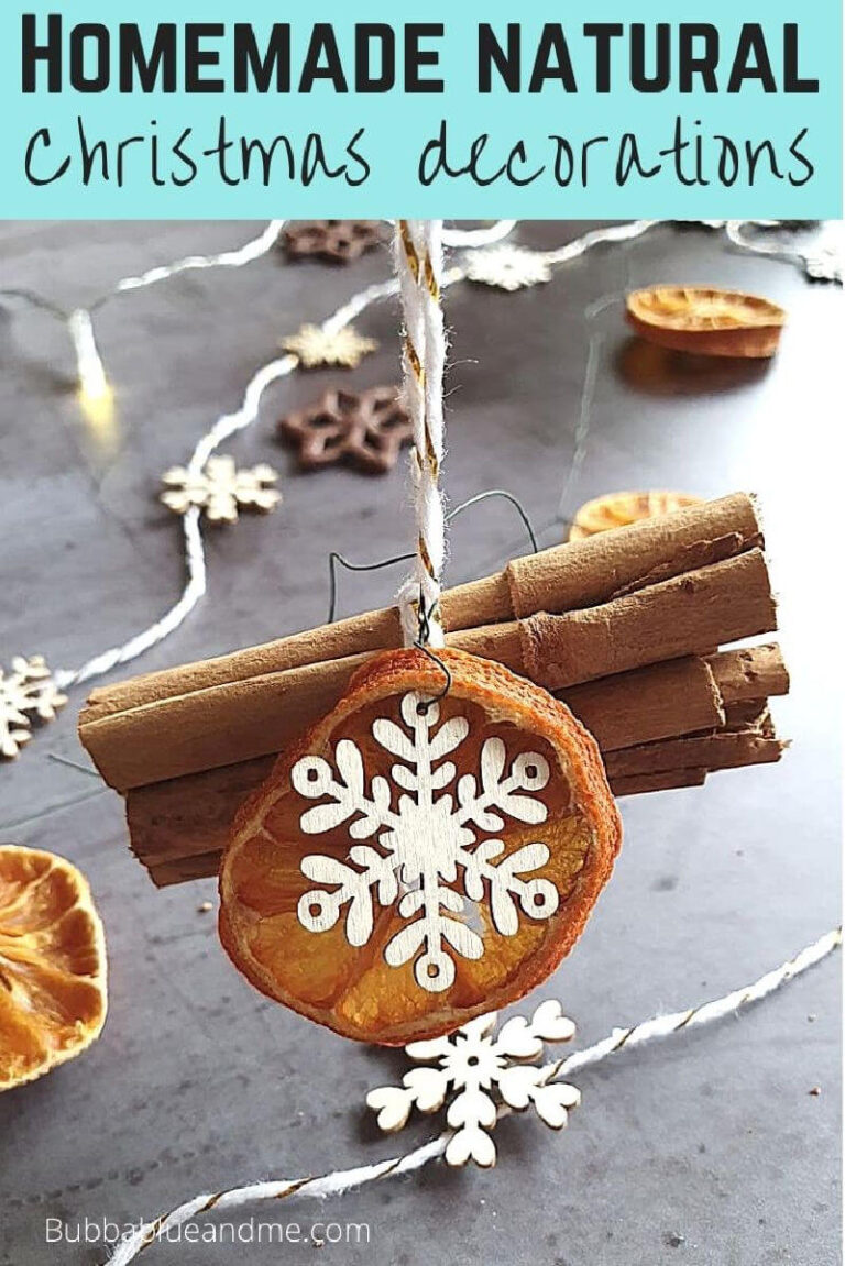 homemade natural christmas decorations