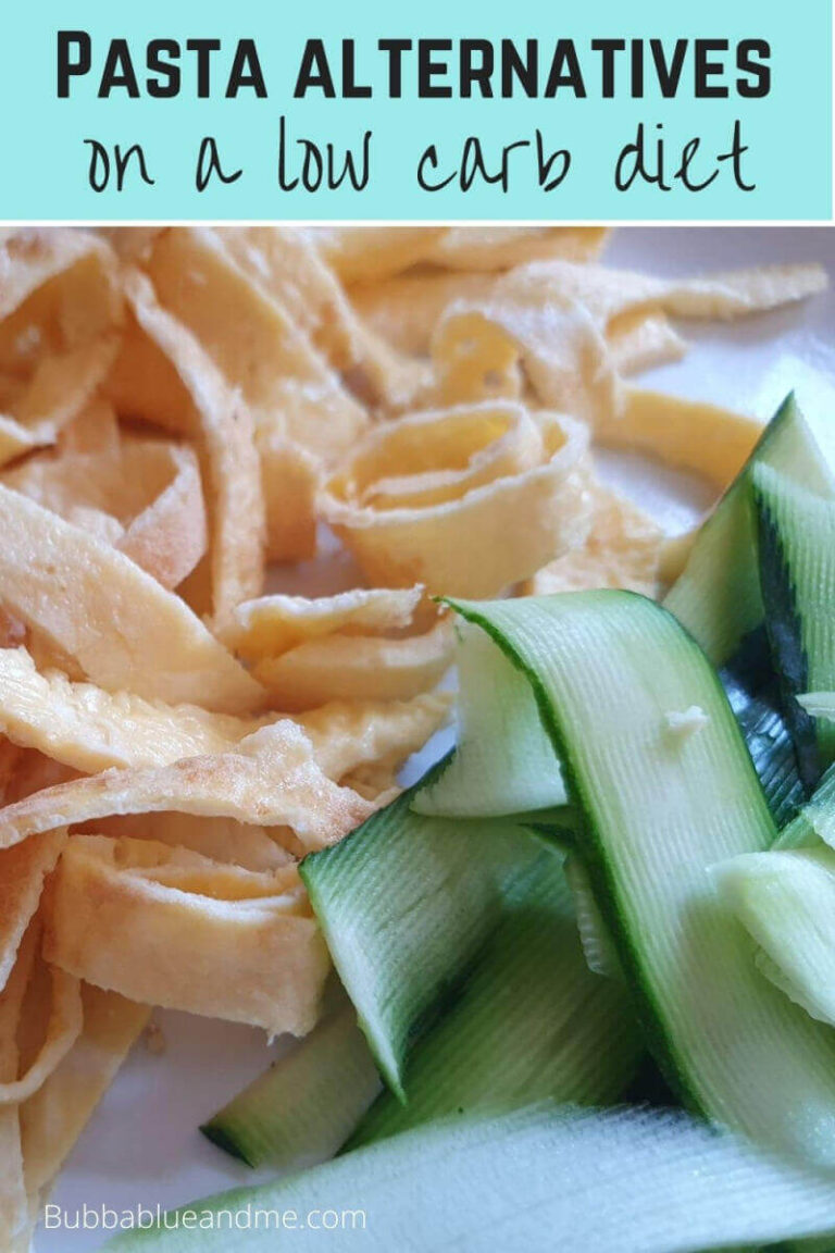 Alternatives to pasta on a low carb diet