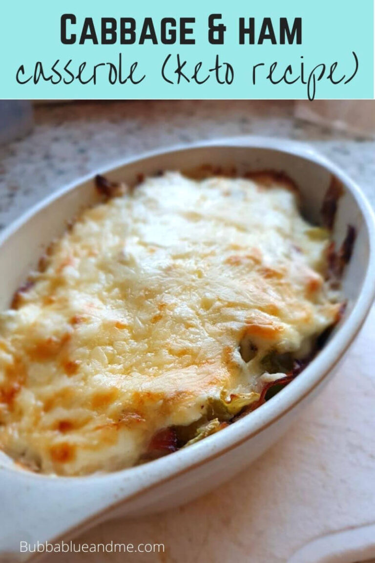 cabbage & ham casserole keto recipe