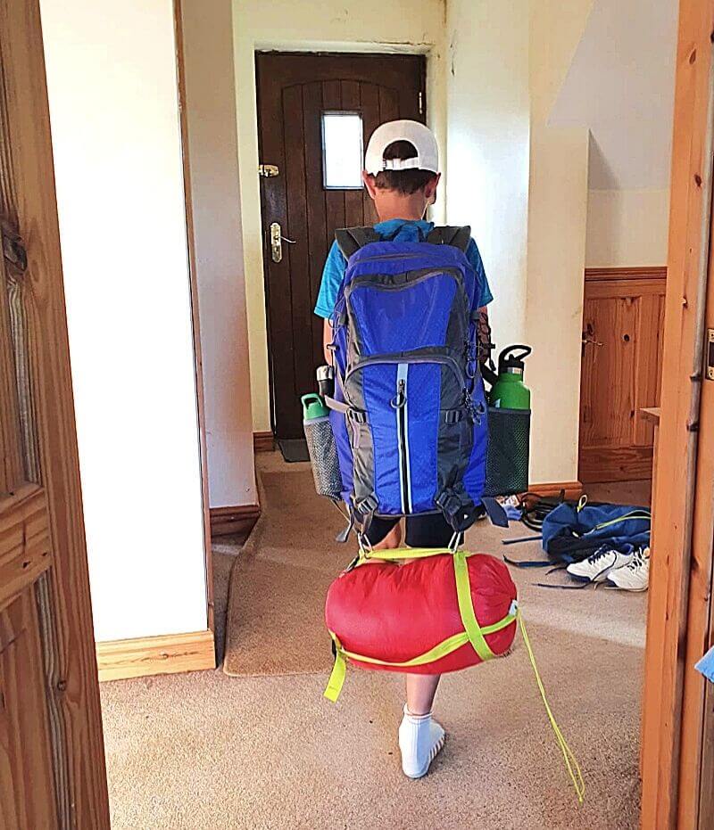 Ready for overnight trip away