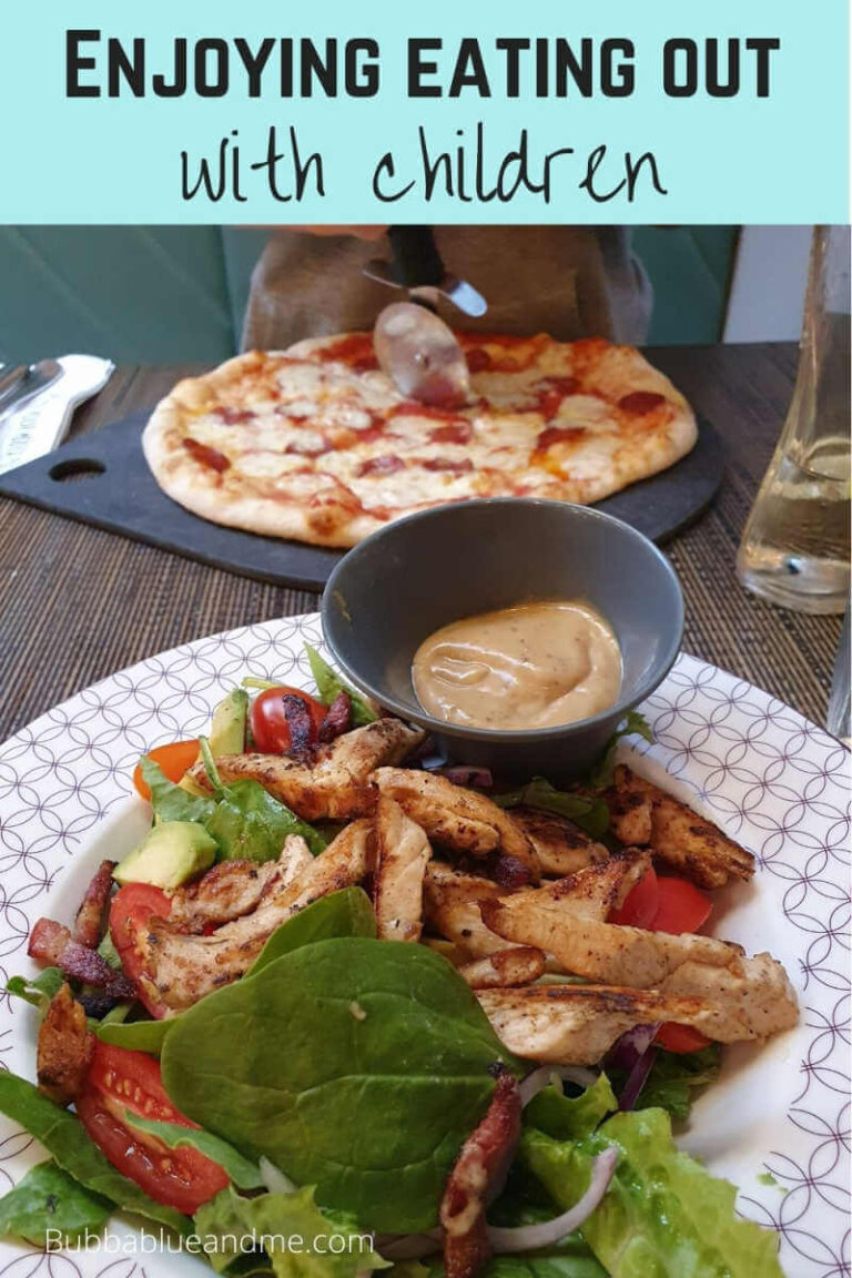 enjoying eating out with children