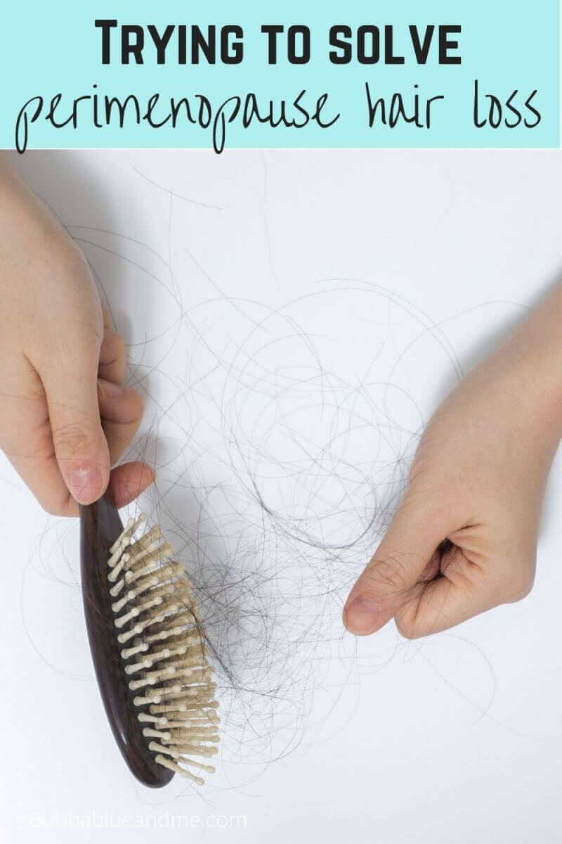 trying to solve perimenopause hair lo