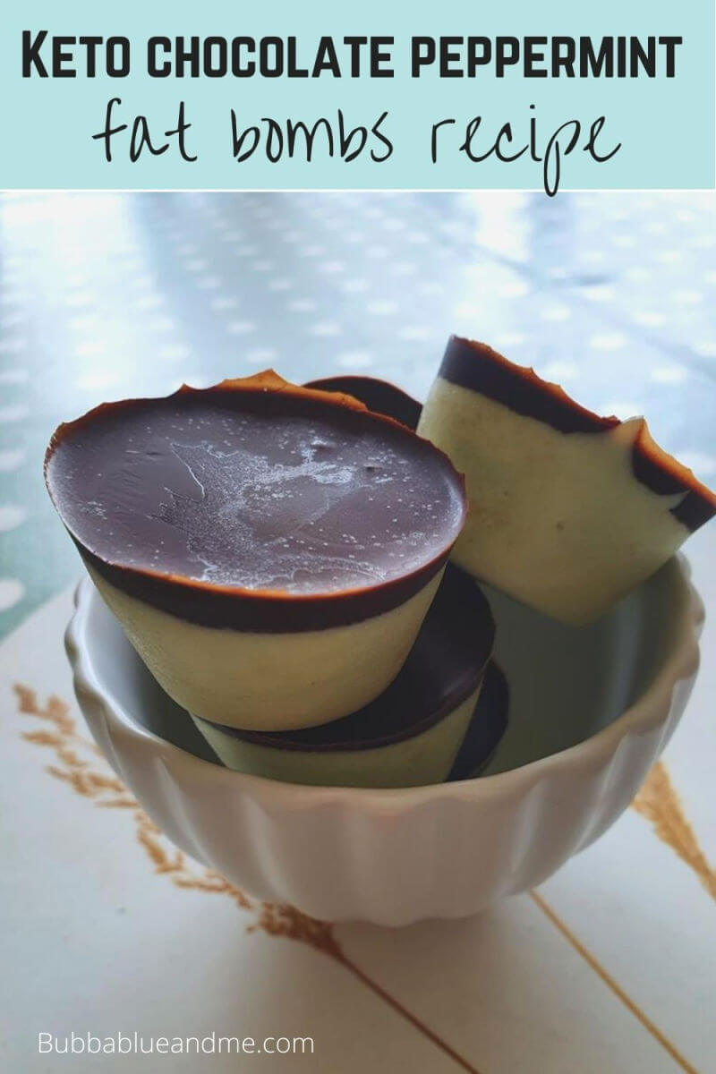 keto chocolate peppermint fat bombs
