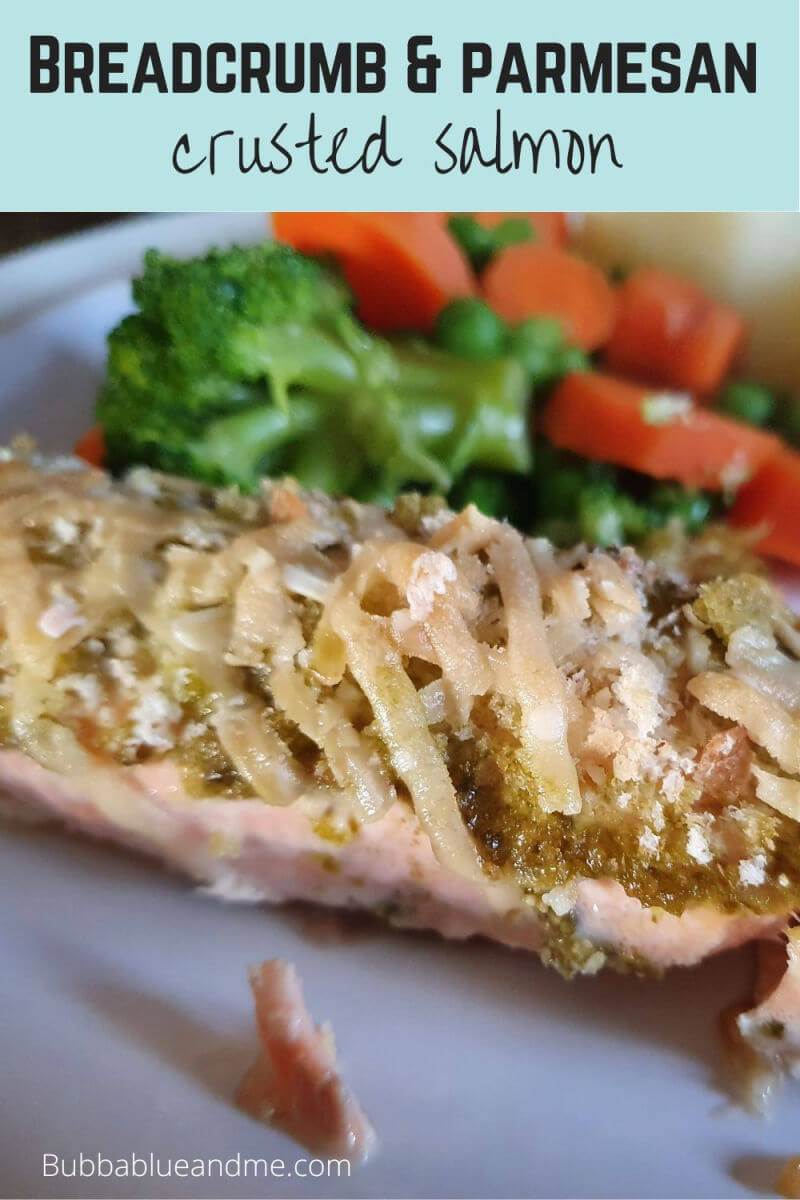 breadcrumb and parmesan crusted sa