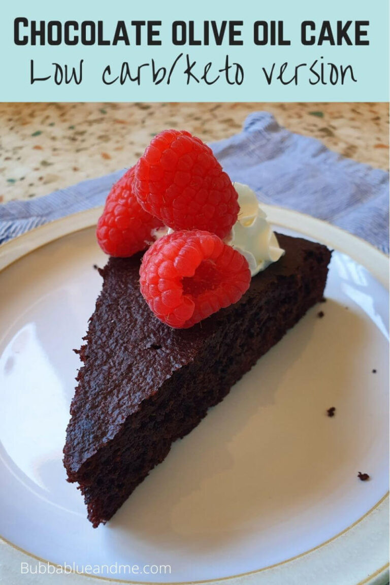 chocolate olive oil cake keto style