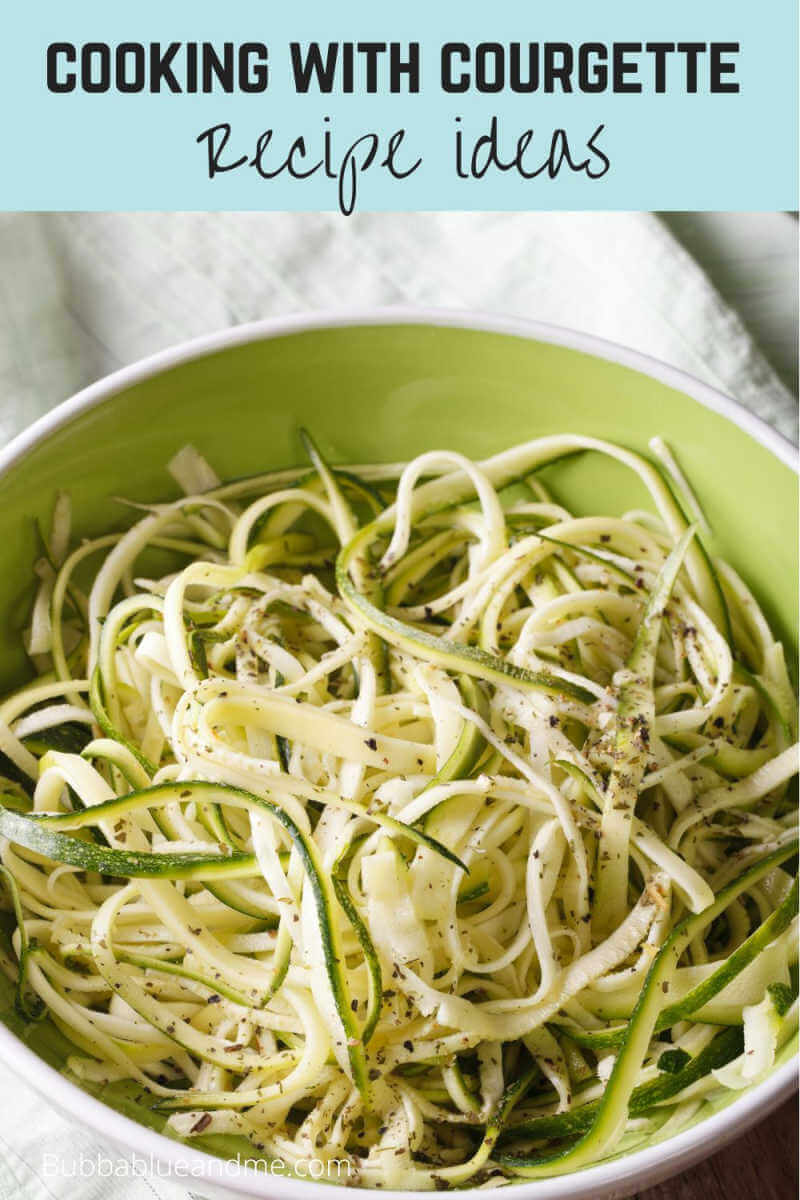 cooking with courgette recipe ideas