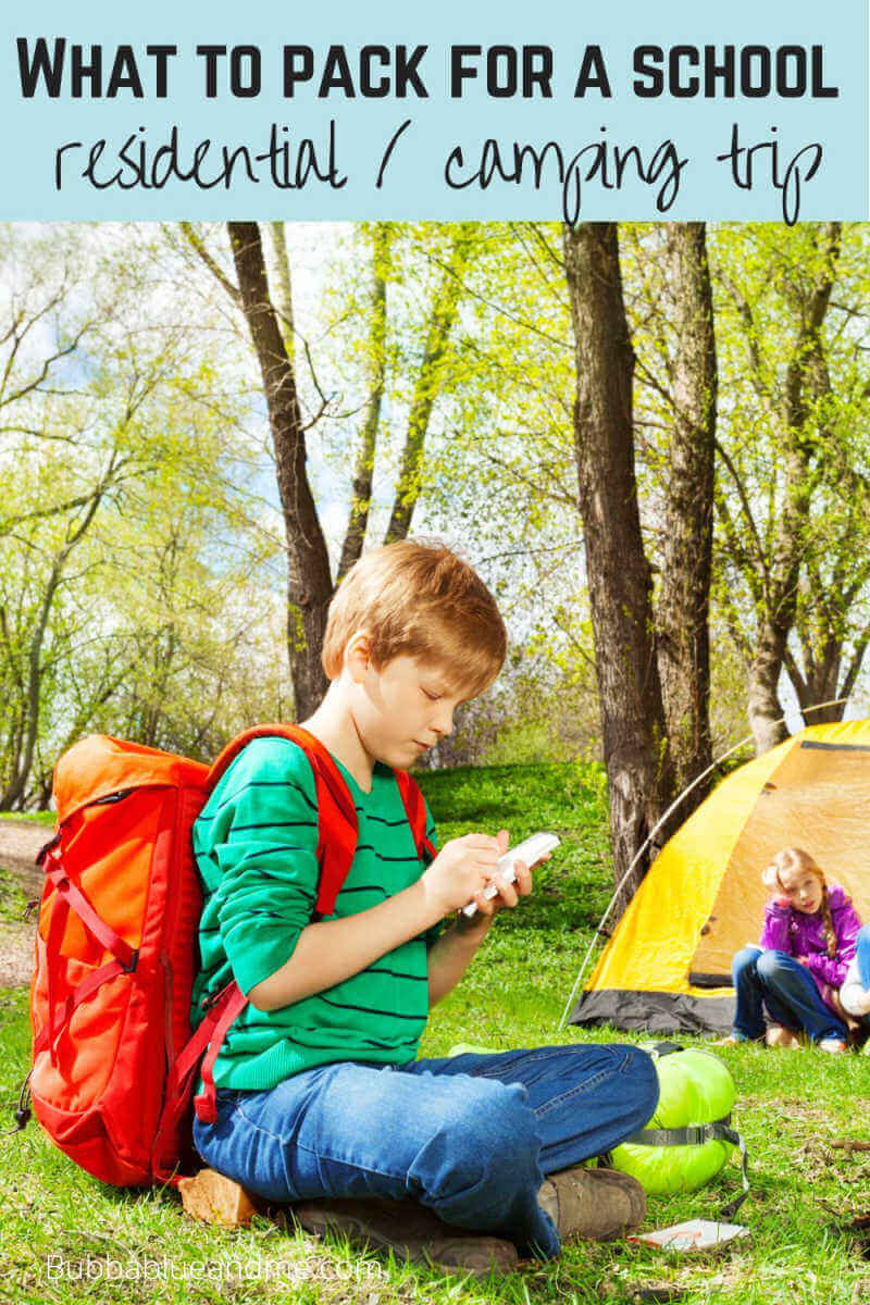 what to pack for school residential