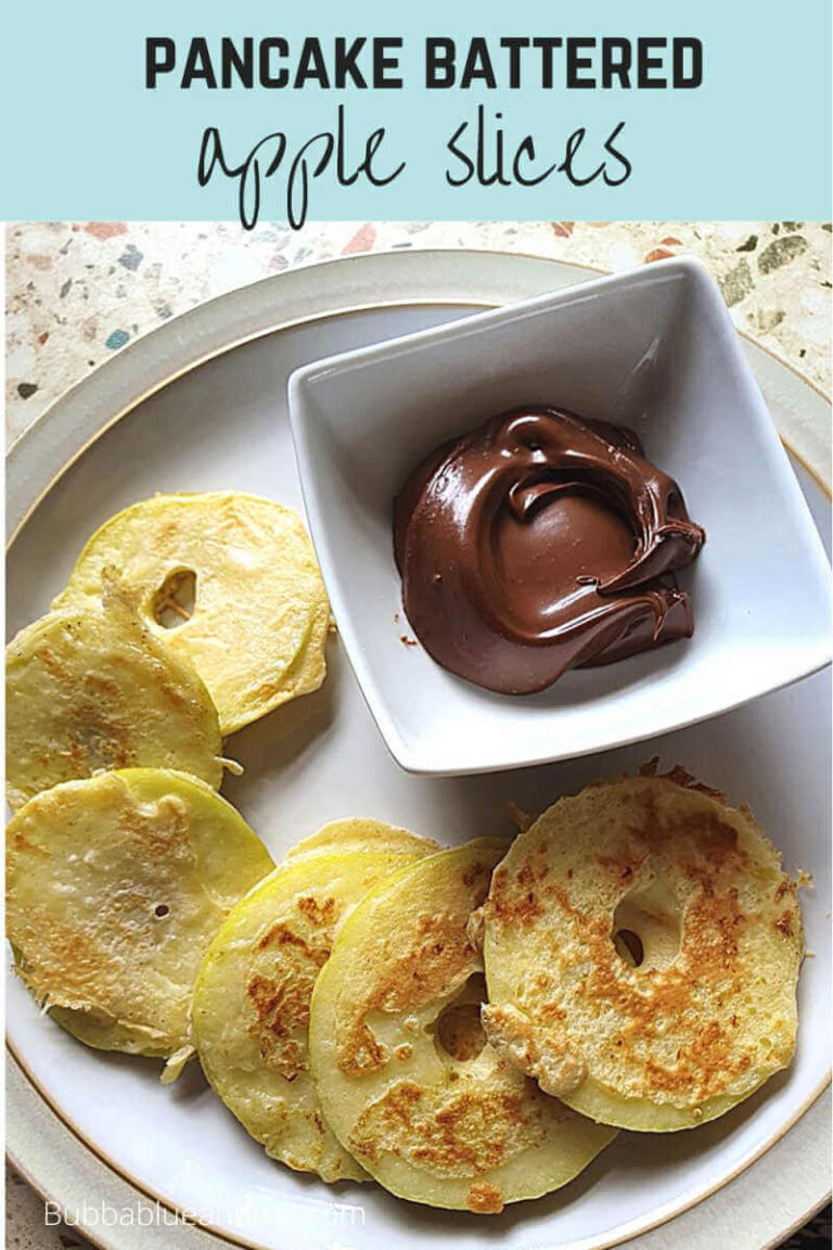 battereed apple slices recipe