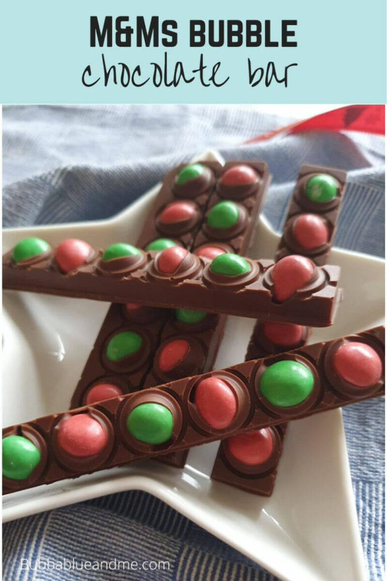 M&Ms bubble chocolate bar
