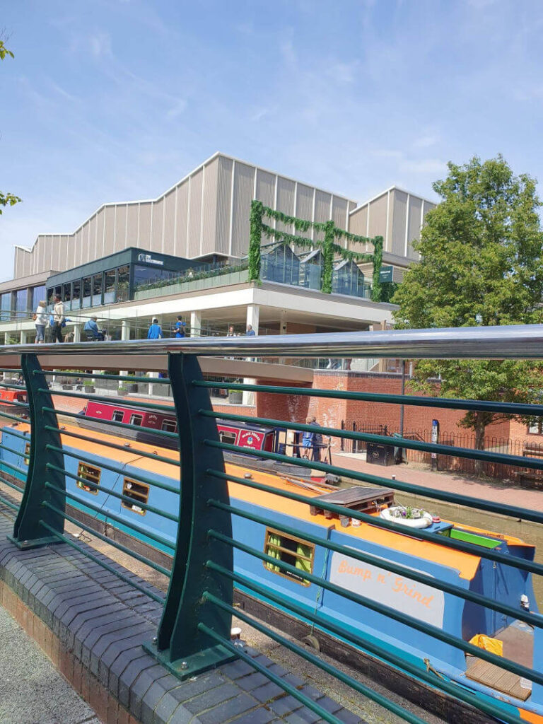 canal boats and the light cinema complex