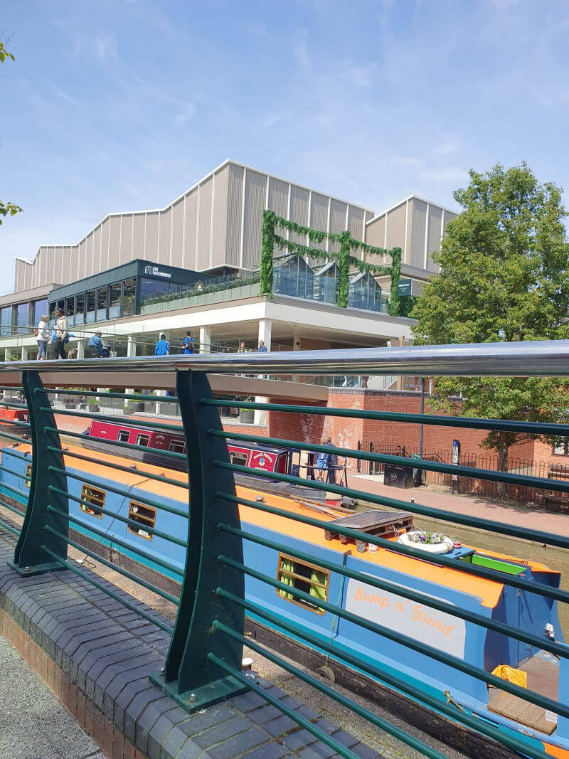 canal boats and the light cinema complex